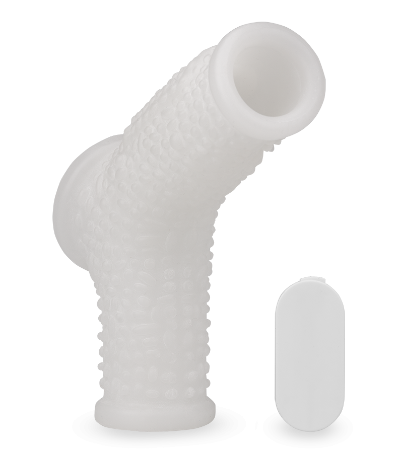 Genoppte Penismanschette mit Vibration Everest - Sextoys von LOVE AND VIBES