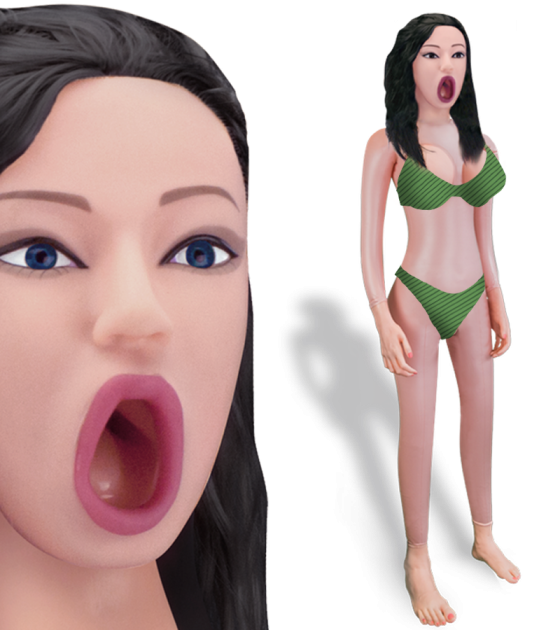sexpuppe aufblasen Aufblasbare Sexpuppe mit Blowjob-Mund Lina
